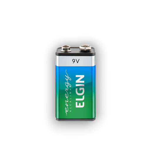 Bateria alcalina 9v 6lr61 (blister c/1) - elgin 1/6/12