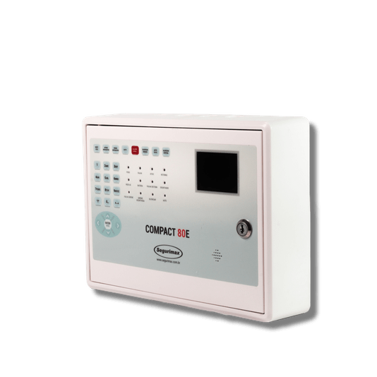 Central alarme incendio enderecavel compact c/ bateria - segurimax