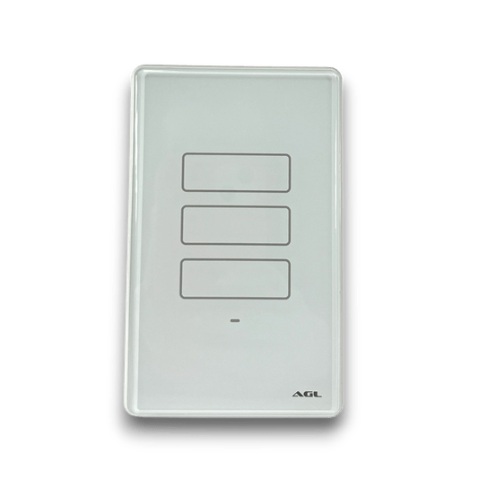 Interruptor inteligente wi-fi touch 3 teclas branco - agl